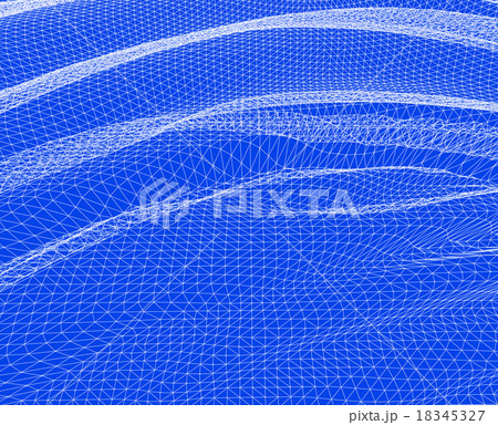 Water Surface. Wavy Grid Vector Background Water Surface. Wavy Grid Vector Background 18345327
