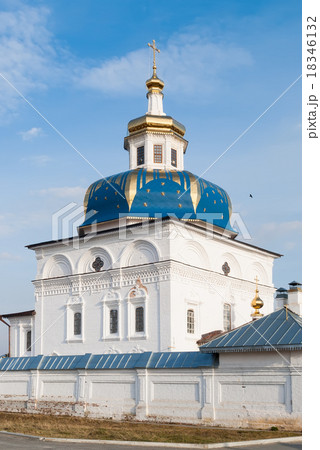 Silhouette of Kostroma Ipatievsky monastery.Russia Silhouette of Kostroma Ipatievsky monastery.Russia 18346132