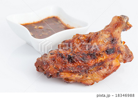 Delicious Thai style grilled chicken drumstick  18346988