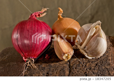 garlic and onion garlic and onion 18347205