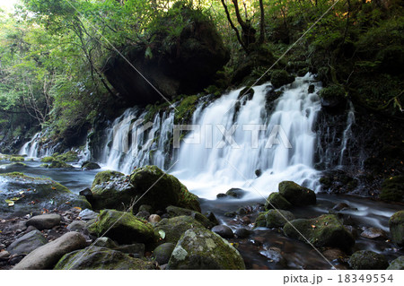 鳥海山 元滝伏流水　秋の気配 18349554