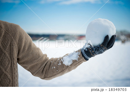雪遊び 18349703