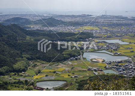 高御位山からの眺望 南向き (兵庫県加古川市, 高砂市) 高御位山からの眺望 南向き (兵庫県加古川市, 高砂市) 18351561