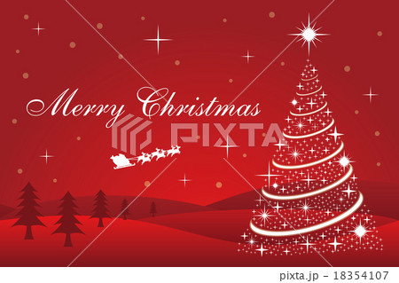 クリスマスカード クリスマスカード 18354107