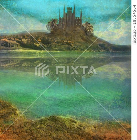 Landscape with old castle 18354564