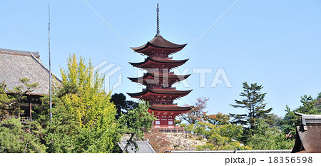 宮島五重塔 宮島五重塔 18356598