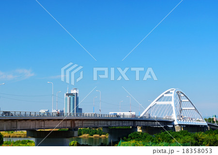 長柄橋　淀川 18358053