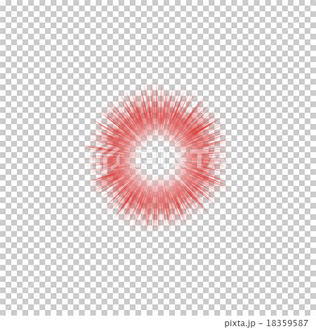 Light Of Circle Red Stock Illustration