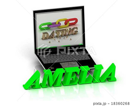 AMELIA- Name Family bright letters near Notebook 18360268
