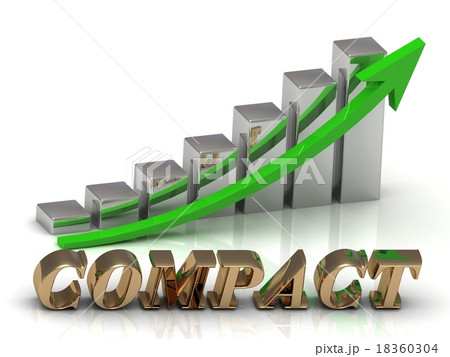 COMPACT- of gold letters and Graphic growth COMPACT- of gold letters and Graphic growth 18360304