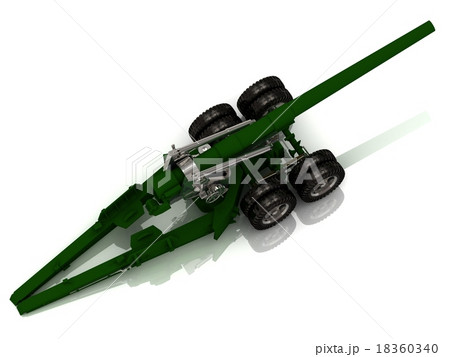 Fighting green and silver howitzer 18360340