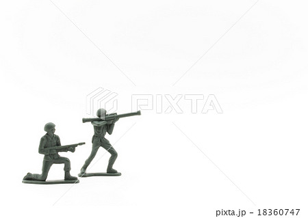おもちゃの兵隊の写真素材