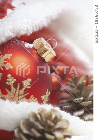 Christmas ball with red bow  18360753