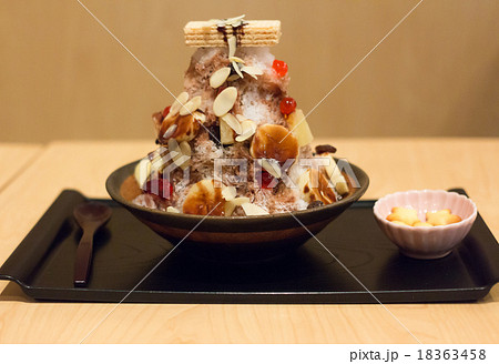 Shaved Ice, Snow cone artificial dessert Shaved Ice, Snow cone artificial dessert 18363458
