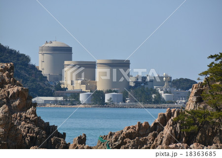 美浜原子力発電所の写真素材