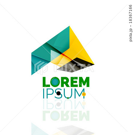 Logo, abstract geometric business icon 18367166