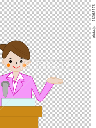 Speech woman 18368578