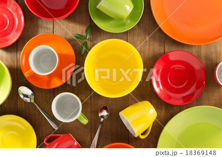 ceramic dishes set on wood ceramic dishes set on wood 18369148