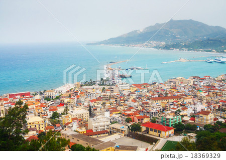 view of the city and harbor Zakynthos, Greece view of the city and harbor Zakynthos, Greece 18369329