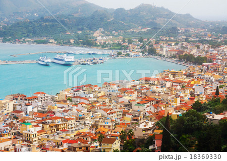view of the city and harbor Zakynthos, Greece view of the city and harbor Zakynthos, Greece 18369330