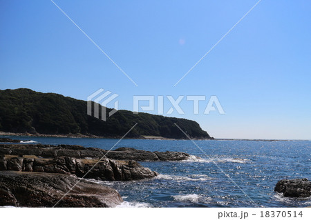 見残し海岸の屏風岩付近からの風景 見残し海岸の屏風岩付近からの風景 18370514