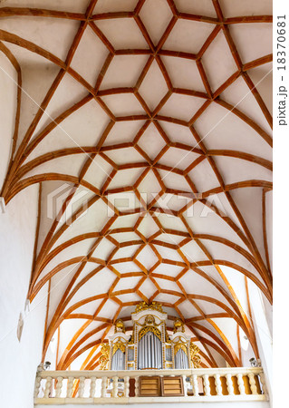 Fortified church in Prejmer, Romania. 18370681