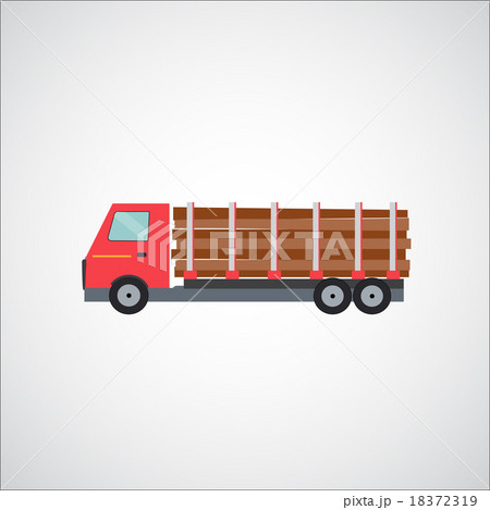 Ftat Truck Vector Illustration Ftat Truck Vector Illustration 18372319