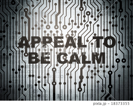 Political concept: circuit board with Appeal To Be 18373355