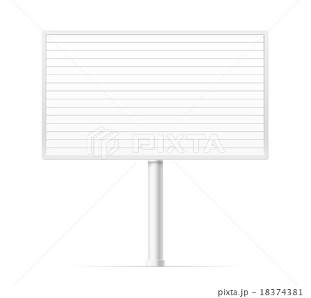Blank urban advertising board template Blank urban advertising board template 18374381