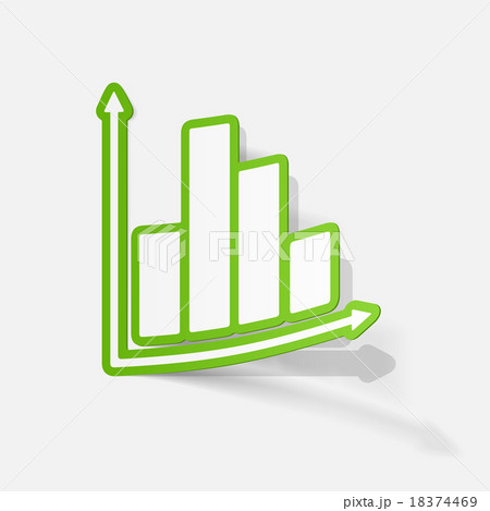 paper sticker: Business Chart 18374469