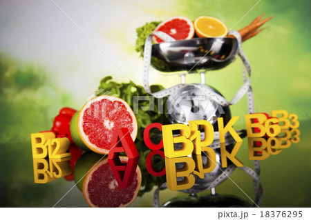 Vitamin concept, Health and fitness concept Vitamin concept, Health and fitness concept 18376295