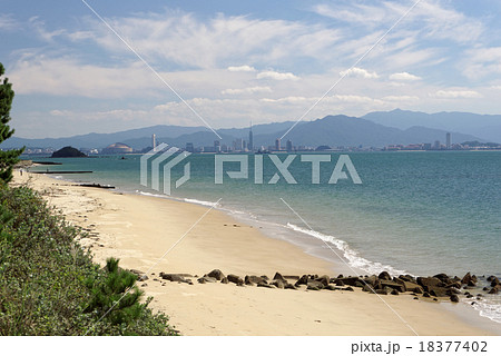 福岡市 海ノ中道より遠景 福岡市 海ノ中道より遠景 18377402