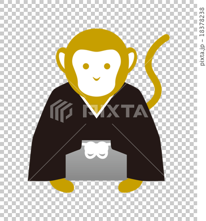 顯示在問候問候的例證一個hakama 顯示在問候問候的例證一個hakama 18378238