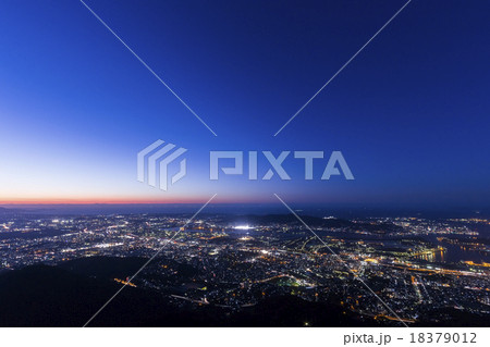 新日本三大夜景 北九州市皿倉山からの夜景 新日本三大夜景 北九州市皿倉山からの夜景 18379012
