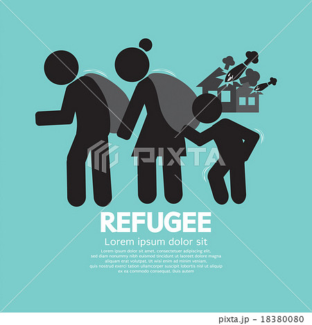 Refugees Evacuee Symbol. 18380080