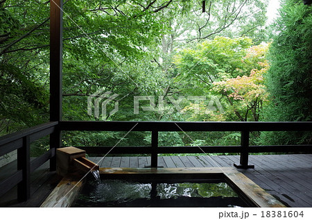 露天風呂‗風景 18381604