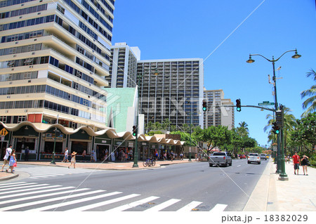 ハワイの道 ホノルルでのスナップ写真 ハワイの道 ホノルルでのスナップ写真 18382029