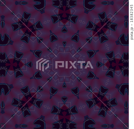 Colorful kaleidoscope pattern, abstract design 18382345