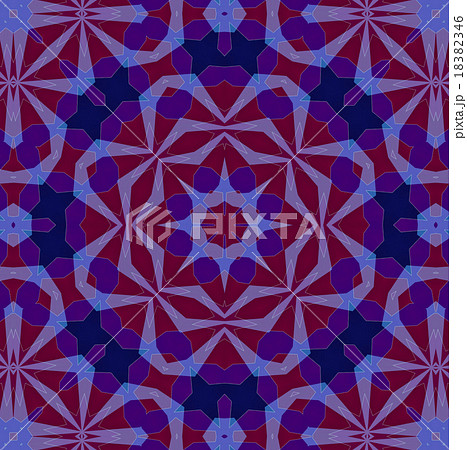 Abstract kaleidoscopic purple texture 18382346