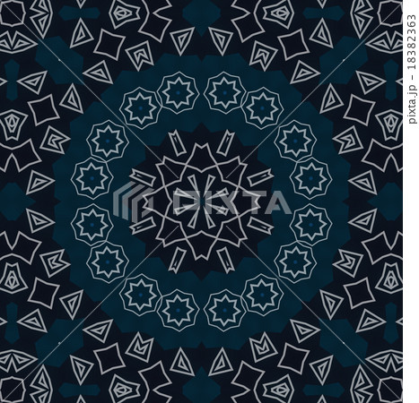 Colorful kaleidoscope pattern, abstract design 18382363