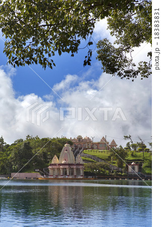 lake Grand Bassin - hindu temples of Mauritius.. lake Grand Bassin - hindu temples of Mauritius.. 18383831