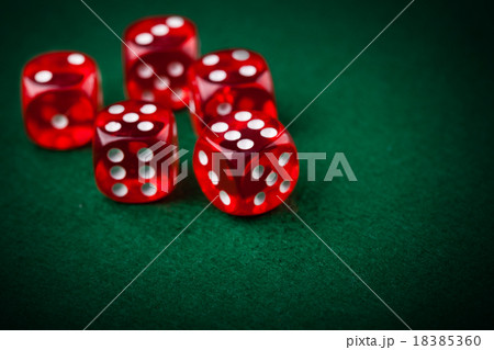 Red dice Red dice 18385360