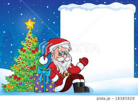 Christmas topic frame 8 18385929