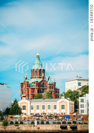 Uspenski Cathedral, Helsinki At Summer Sunny Day Uspenski Cathedral, Helsinki At Summer Sunny Day 18388550