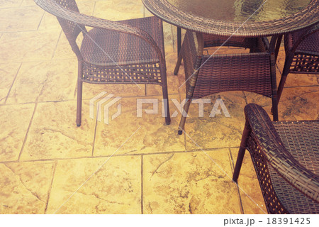Sofa set made from wicker 18391425