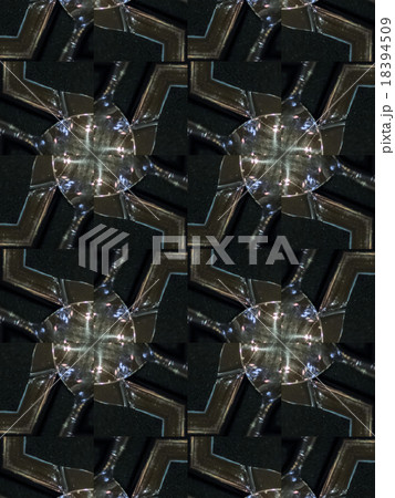 Brown Ethnic pattern. Abstract kaleidoscope 18394509