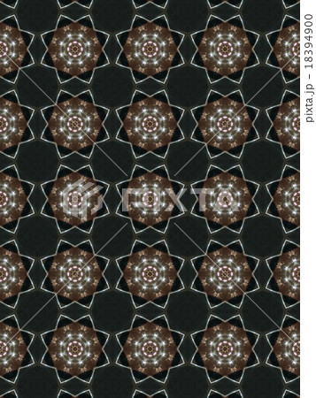 Brown Ethnic pattern. Abstract kaleidoscope Brown Ethnic pattern. Abstract kaleidoscope 18394900