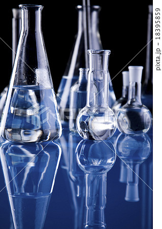 Chemistry on background, bright modern chemical  18395859