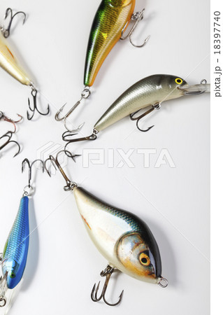 Collection of fly fishing, saturated natural tone Collection of fly fishing, saturated natural tone 18397740