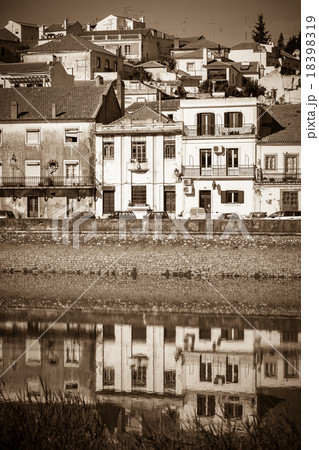 View of city Alcacer do Sal near the river Sado View of city Alcacer do Sal near the river Sado 18398319